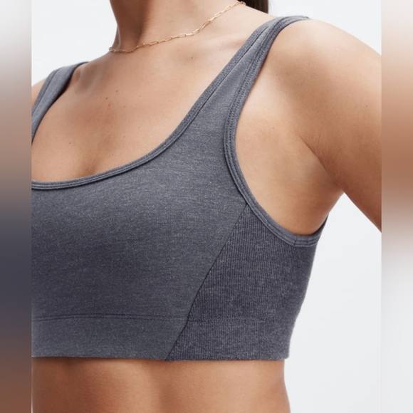 🩶FABLETICS RESTOREKNIT SCOOP BACK BRALETTE SIZE S - Picture 2 of 7